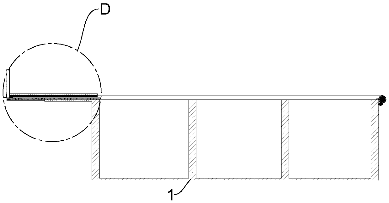 Fish farm capable of realizing uniform and simultaneous spreading of feed