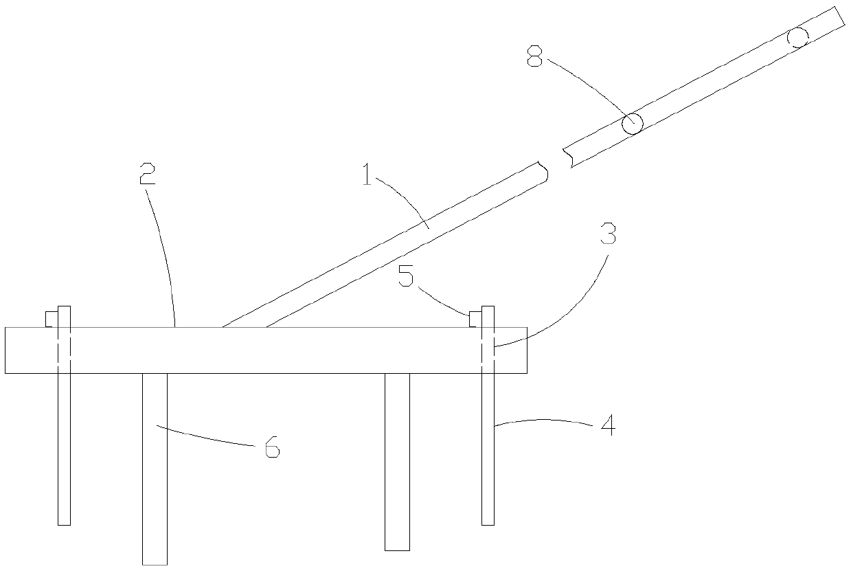 Wooden rake easy to operate