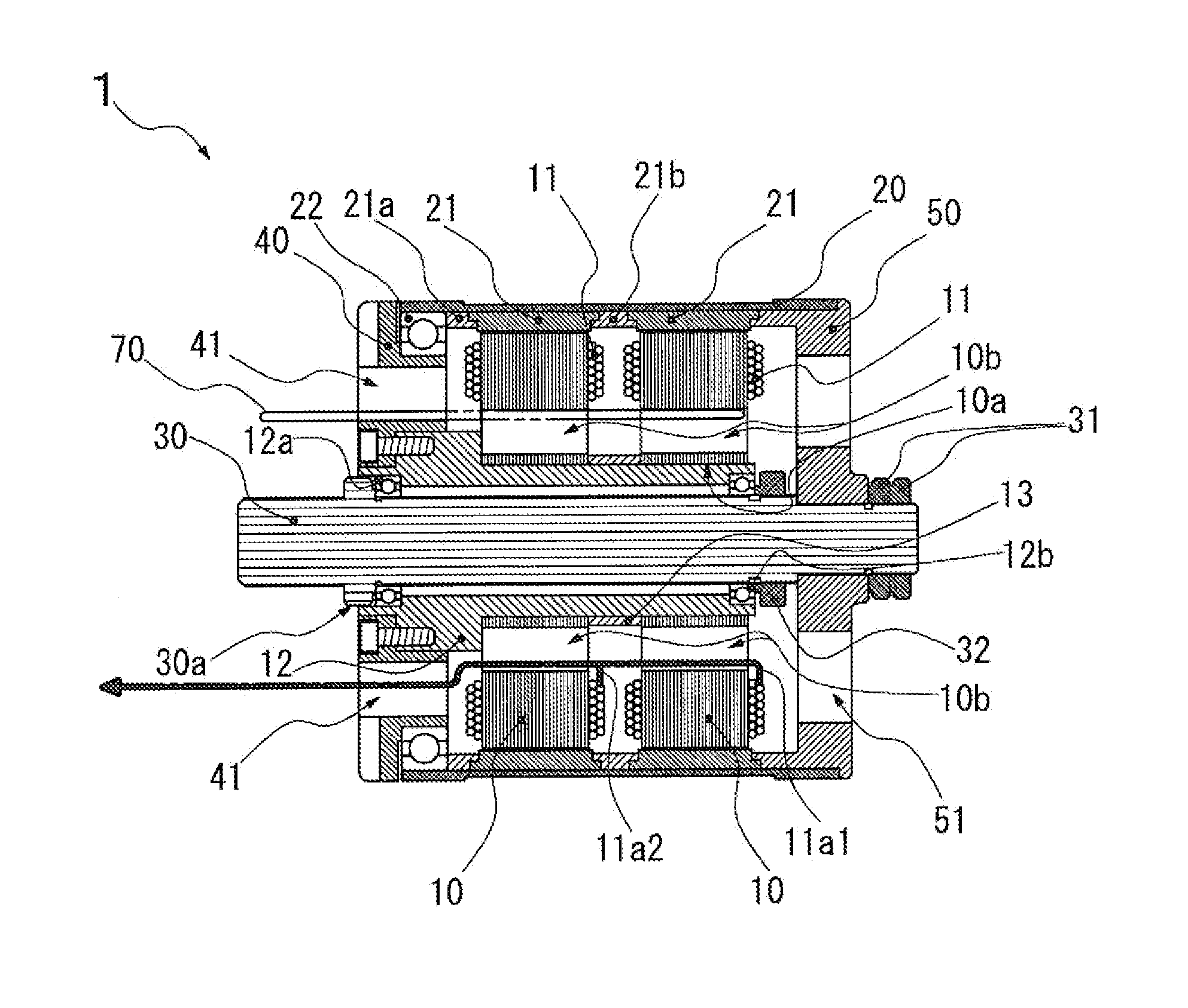 Outer rotor type motor