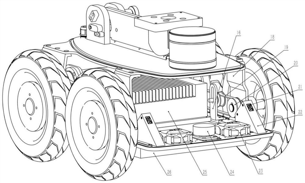 Robot chassis structure