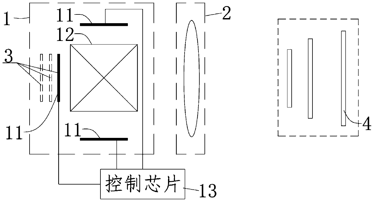 All-solid-state holographic projector