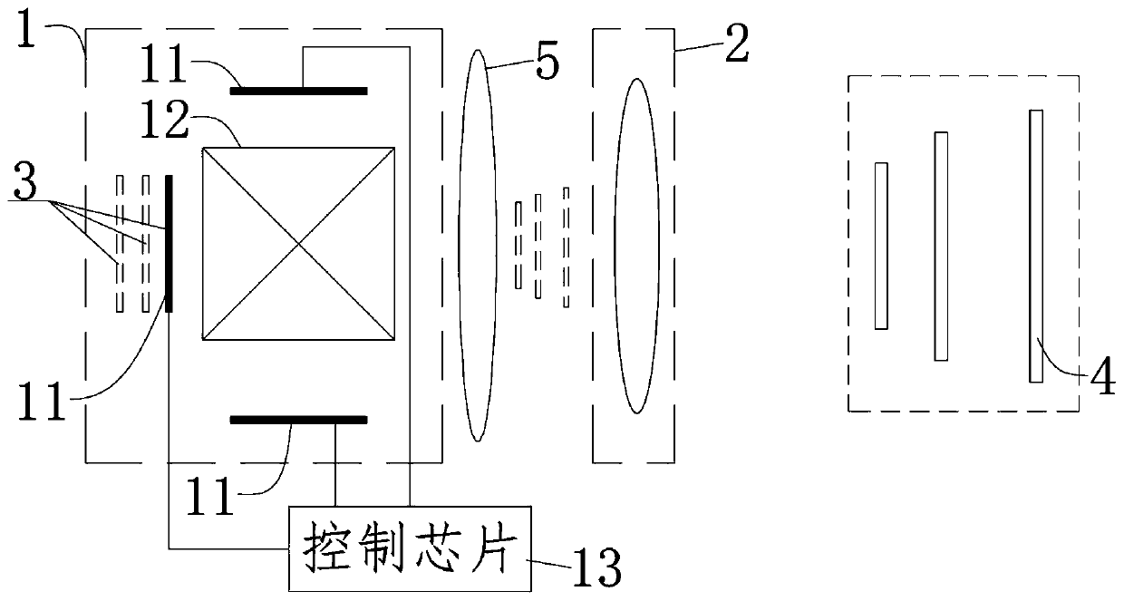 All-solid-state holographic projector