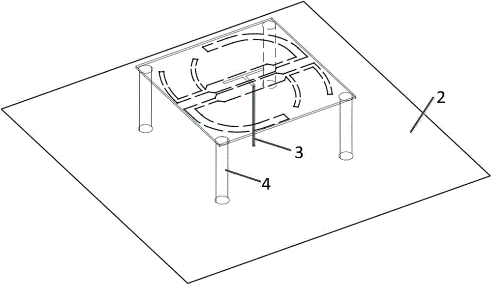 New concept broadband circularly polarized antenna