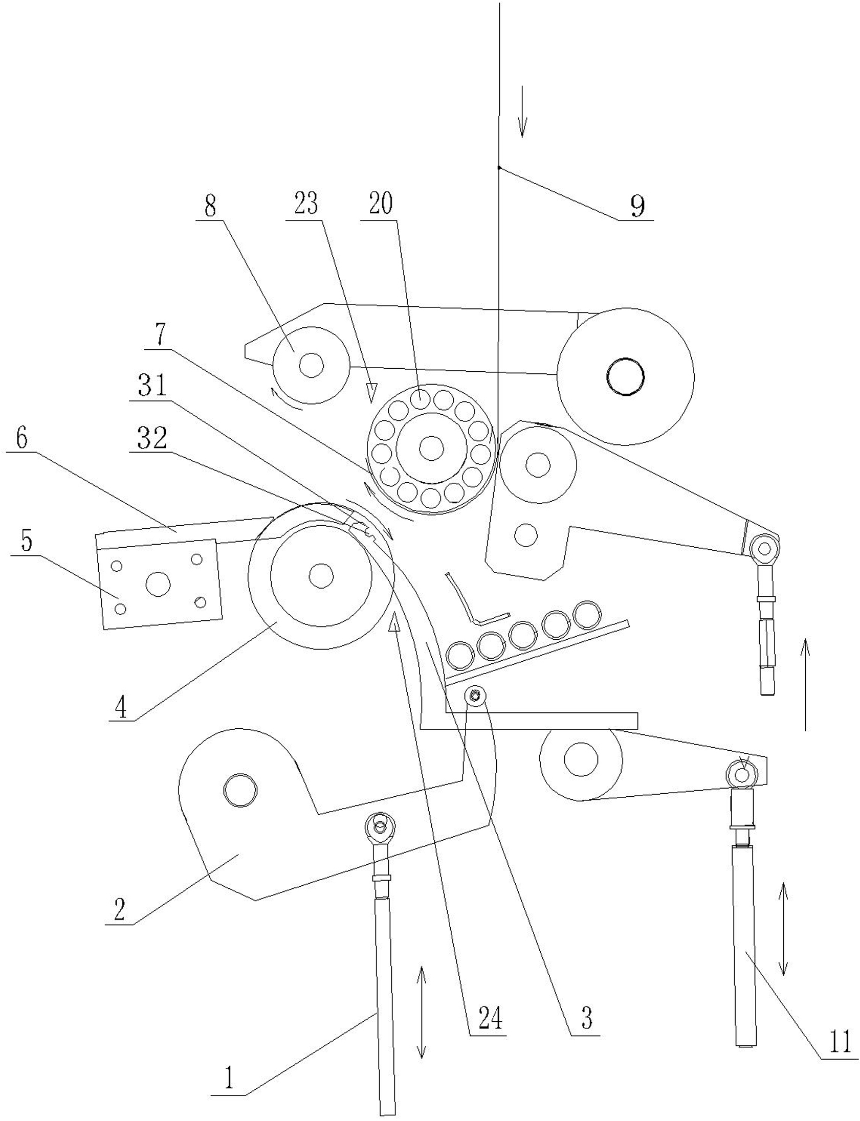 Double-purpose rewinding machine for preparing cored toilet paper and coreless toilet paper and method thereof