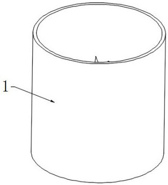 Device for reducing water drops carried by wet desulphurization direct discharge chimney and construction method