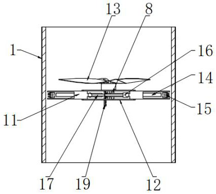 Device for reducing water drops carried by wet desulphurization direct discharge chimney and construction method