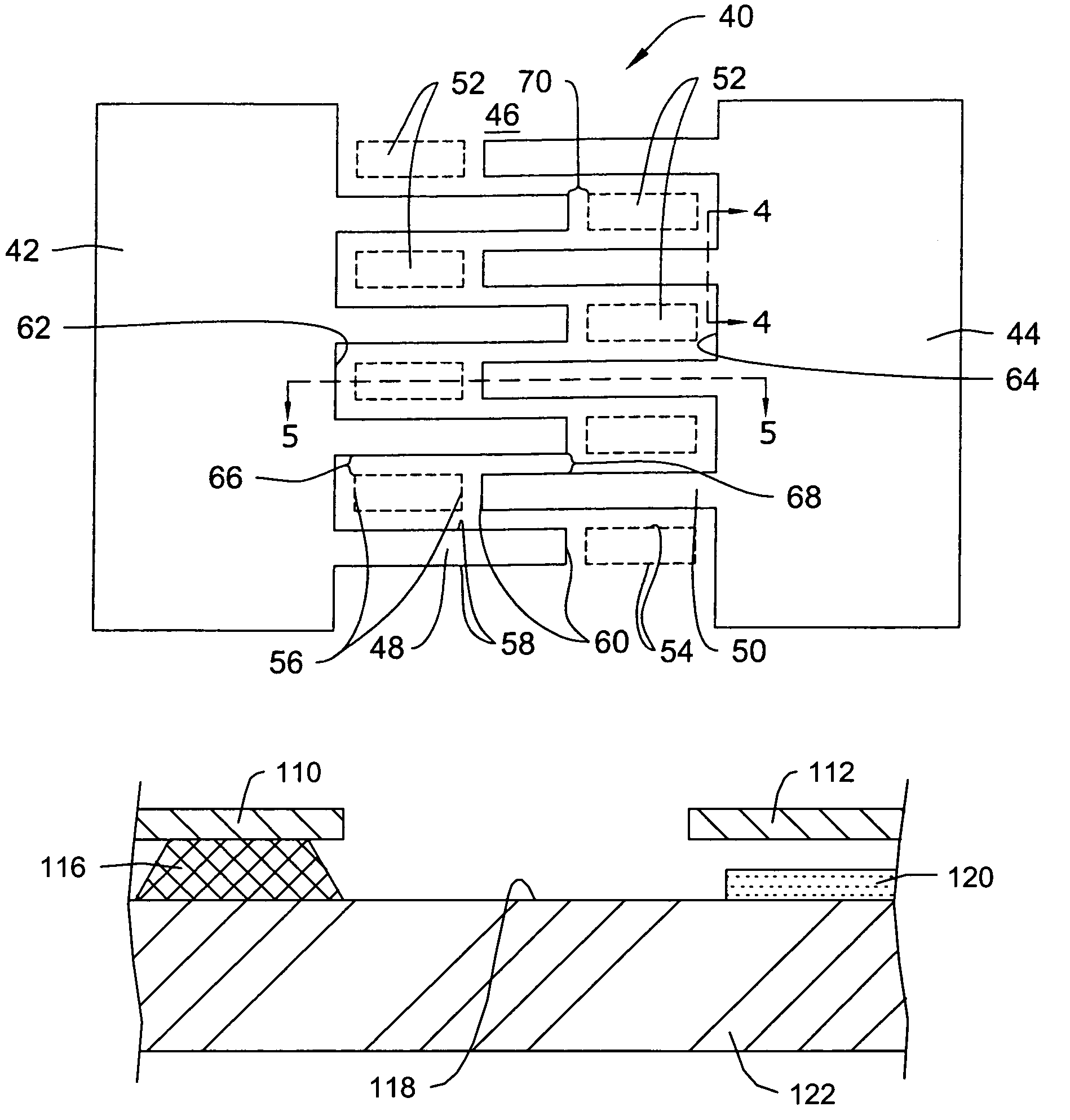 Method for reducing harmonic distortion in comb drive devices