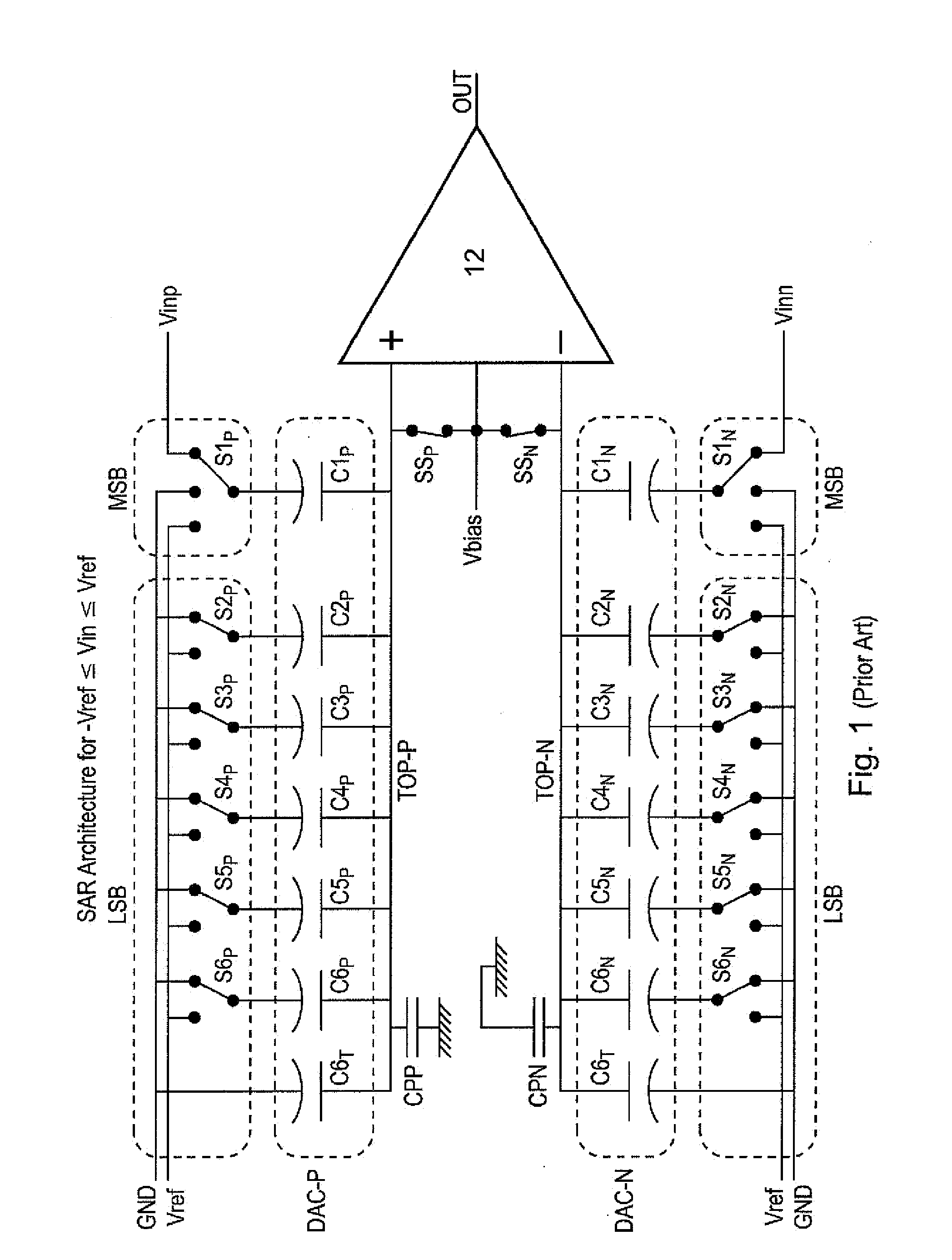 Successive approximation analog to digital converter