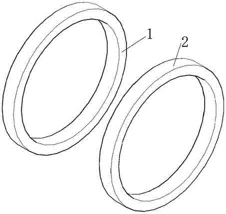 Magnetic force compressing anastomosis ring