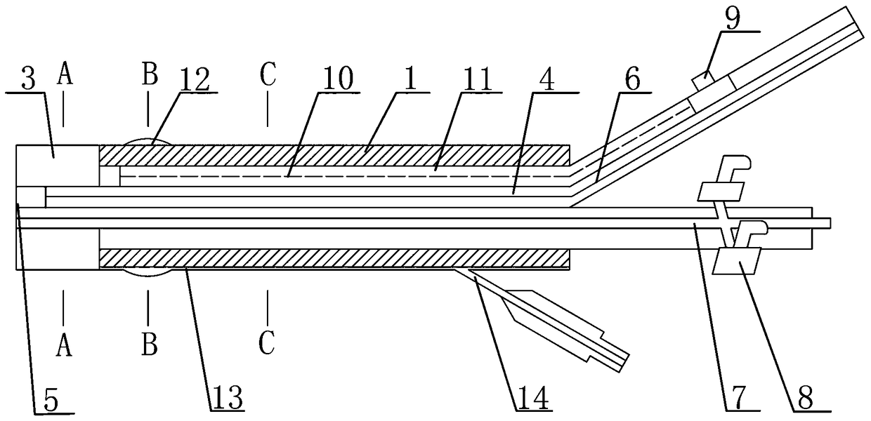 Visual urethral catheterization device and using method thereof