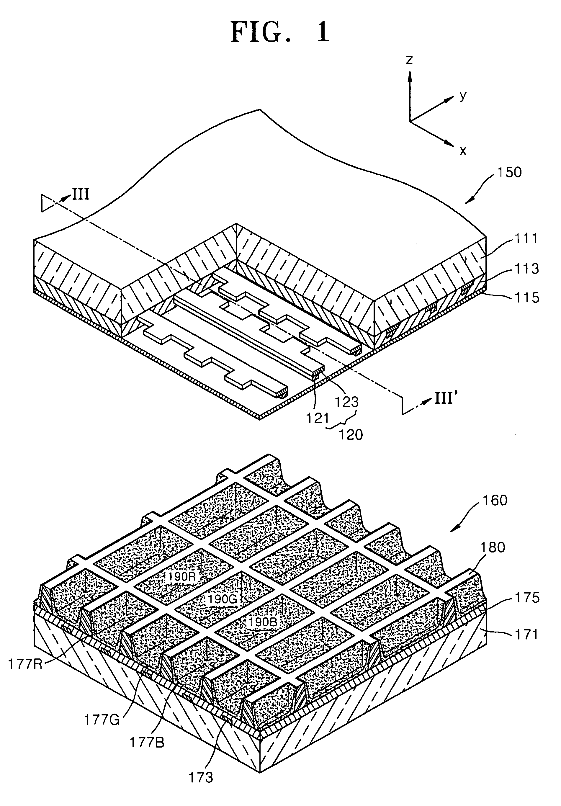 Barrier ribs to reduce reflection of external light and plasma display panel (PDP) including such barrier ribs