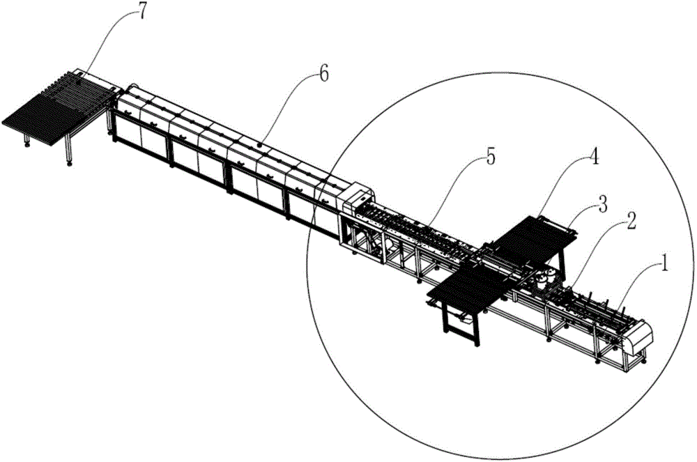 Efficient strip-shaped article packaging line