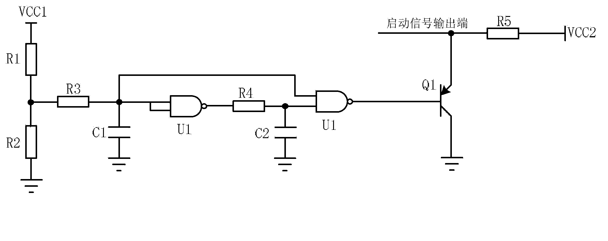 Self-startup circuit and method