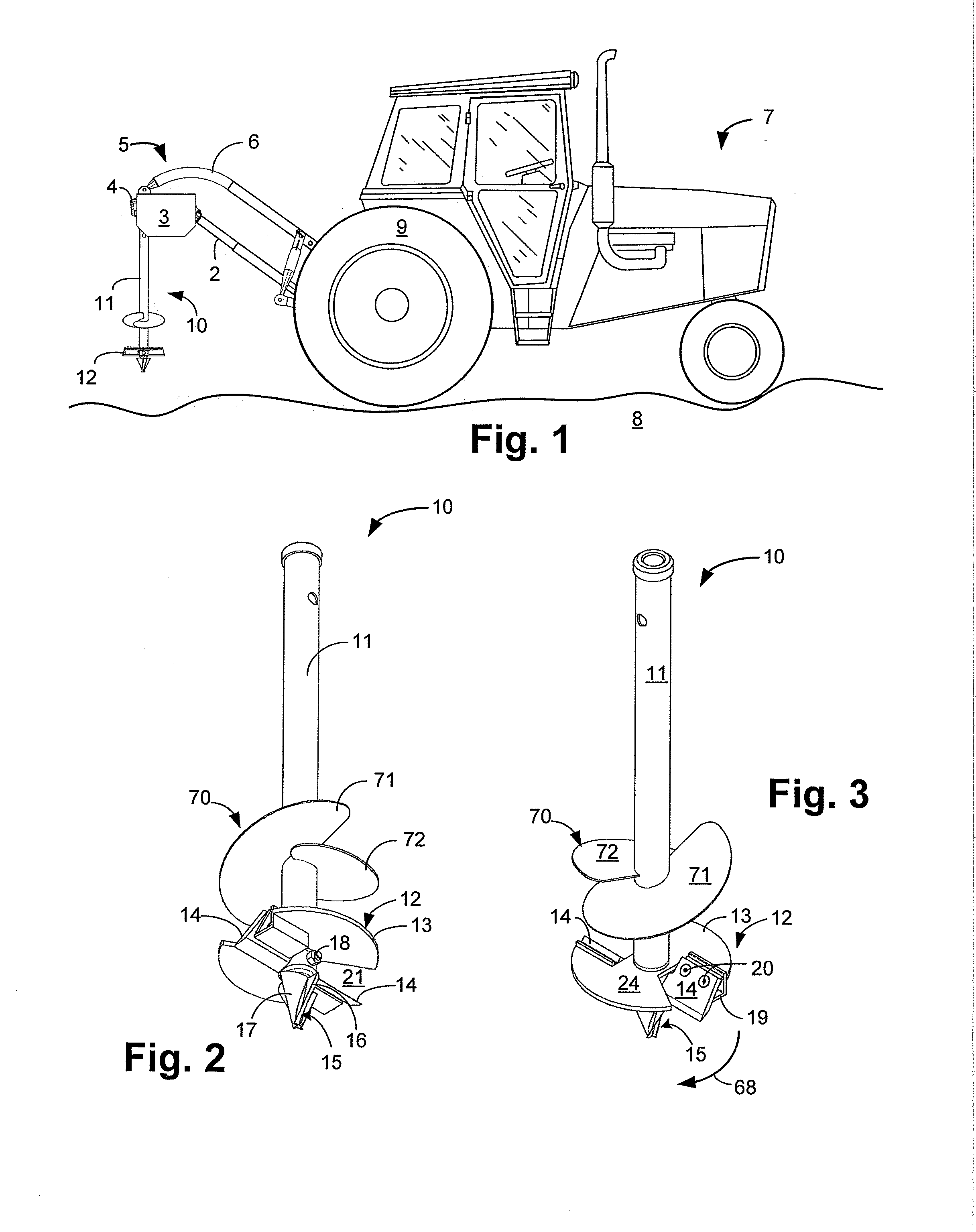 Auger with Butterfly Flighting