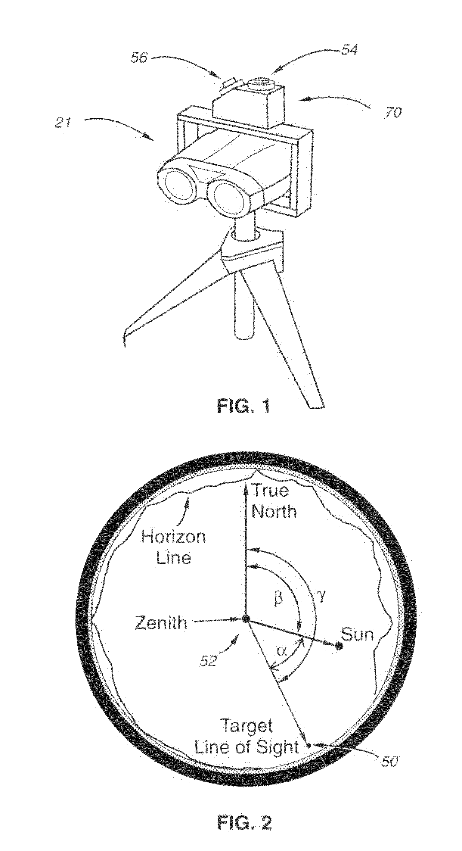 Miniature celestial direction detection system