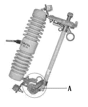 Drop-off type fuse grounding device