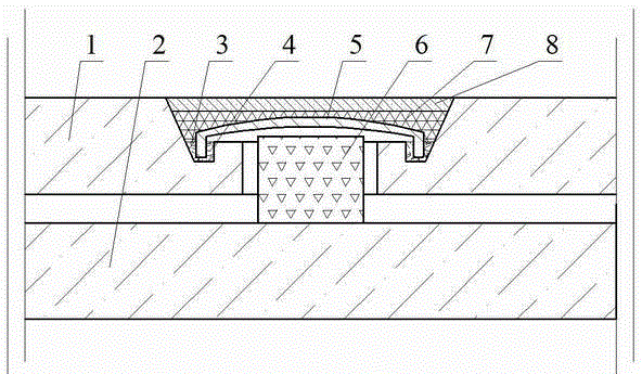 Placement structure of vacuum glass getter and method of making the same