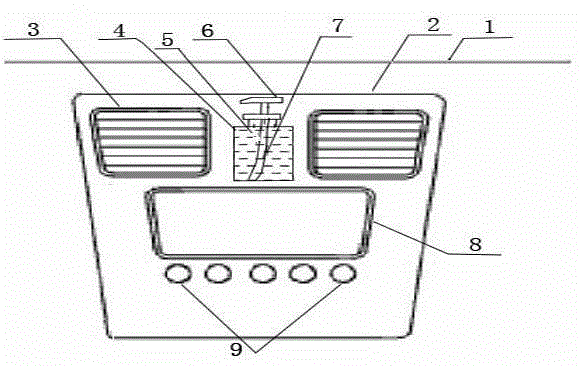 A car air conditioner with photocatalyst effect