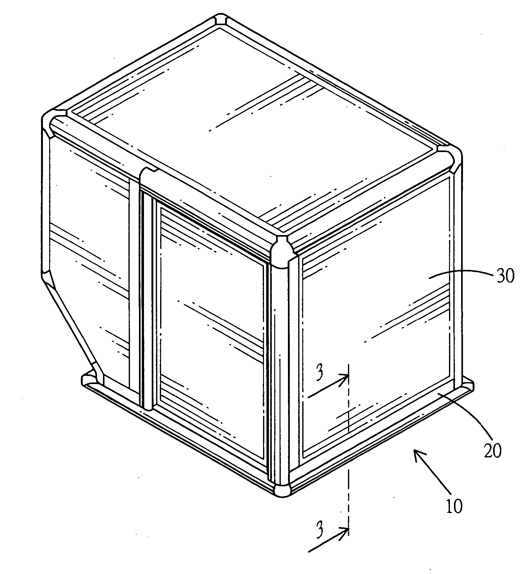 Connection device for use with a blast-resistant container