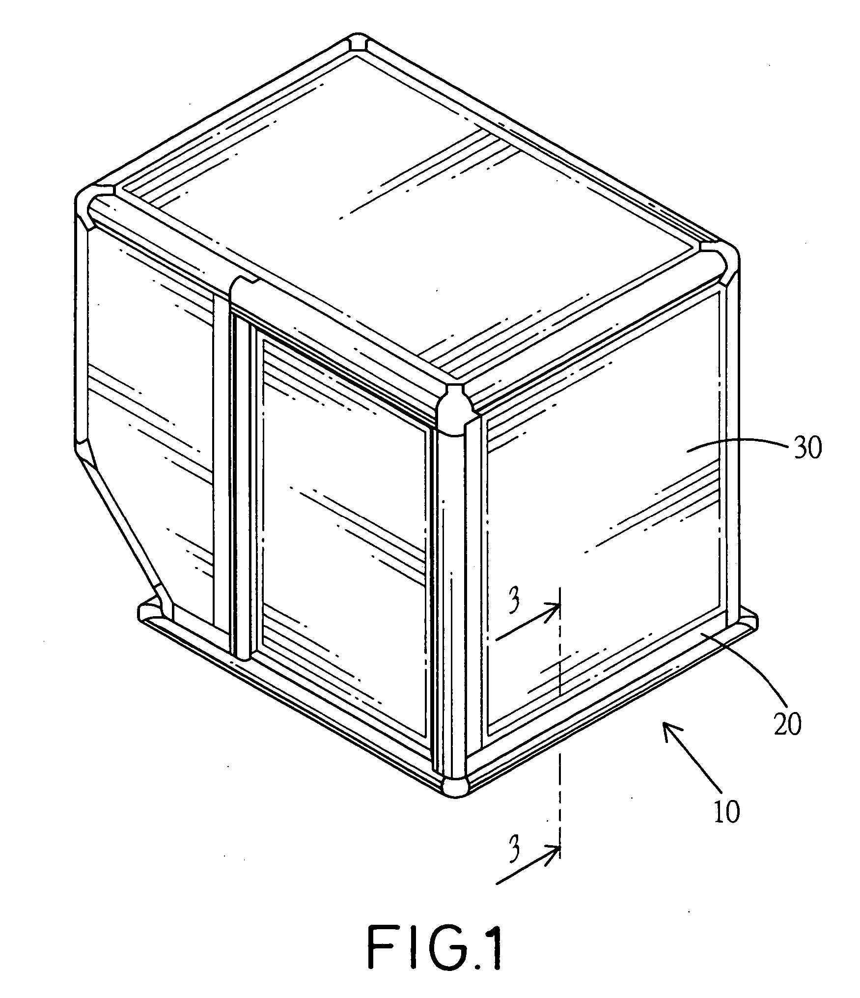 Connection device for use with a blast-resistant container