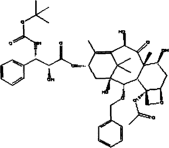 Docetaxel nanometer lipid injection, preparation method and purpose thereof