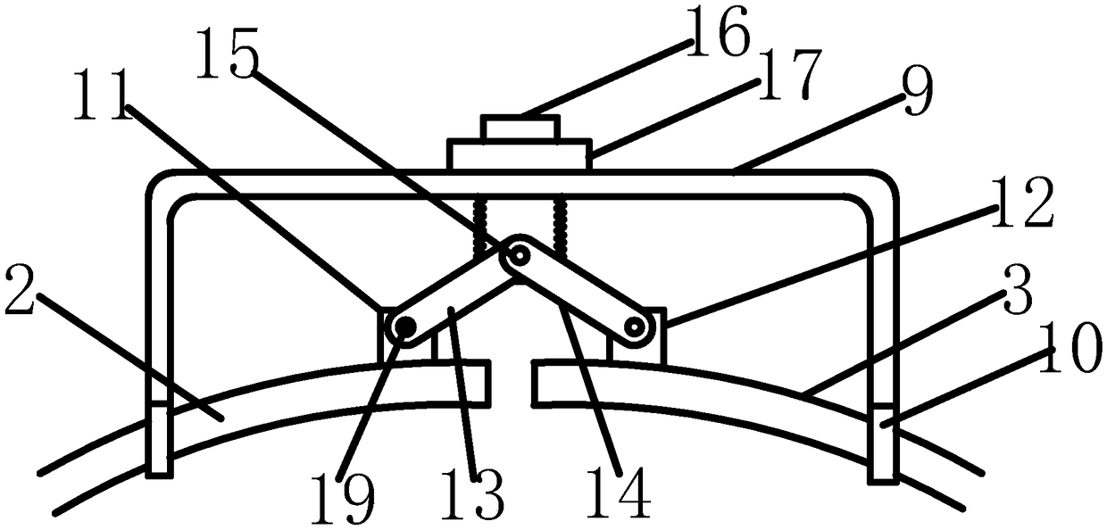 Electric hoist rope guide capable of conveniently regulating tightness