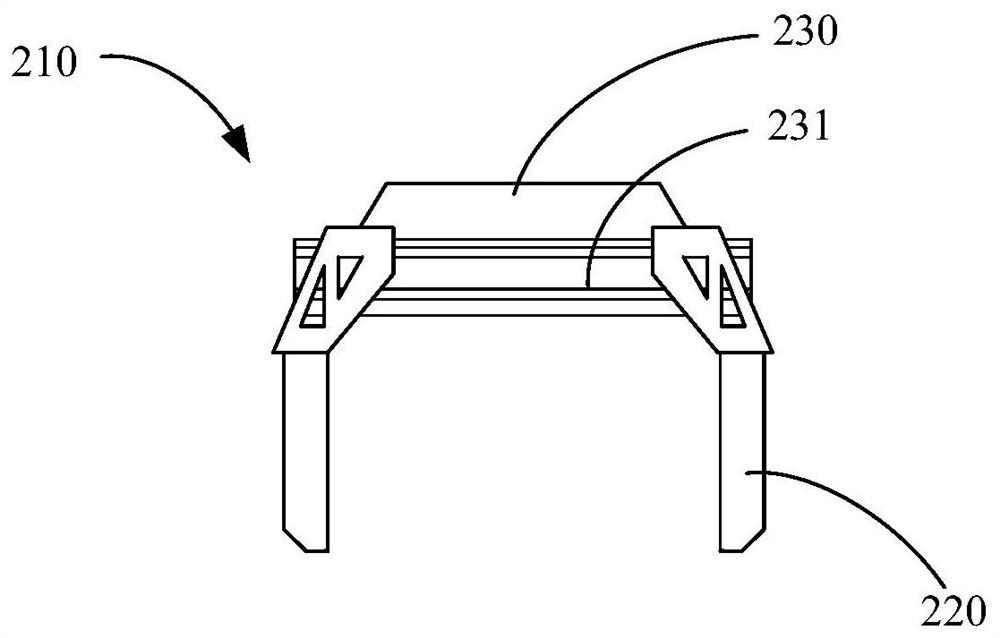 Clamping tool for loading and unloading oversized polycrystalline silicon rods