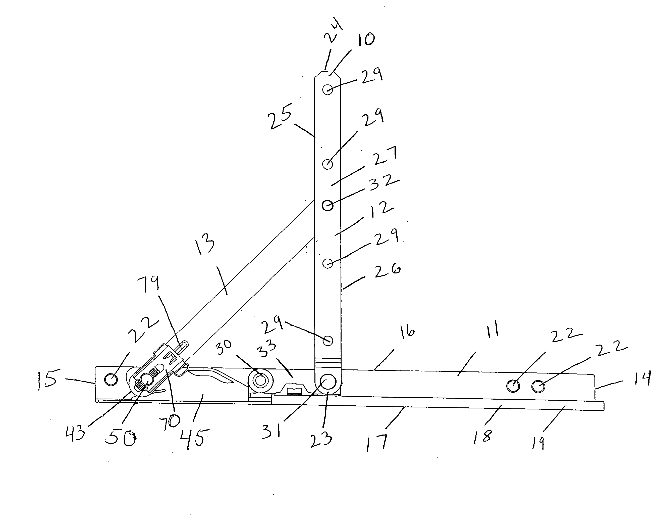 Casement window hinge