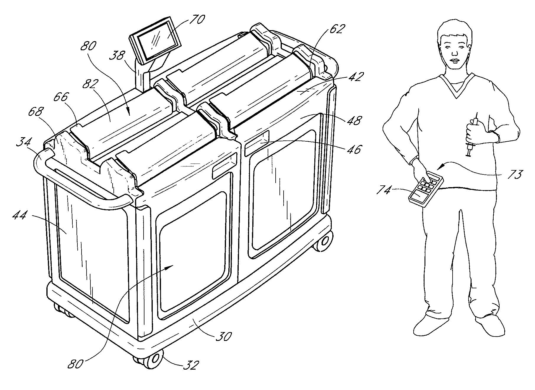 System for sorting discarded and spent pharmaceutical items