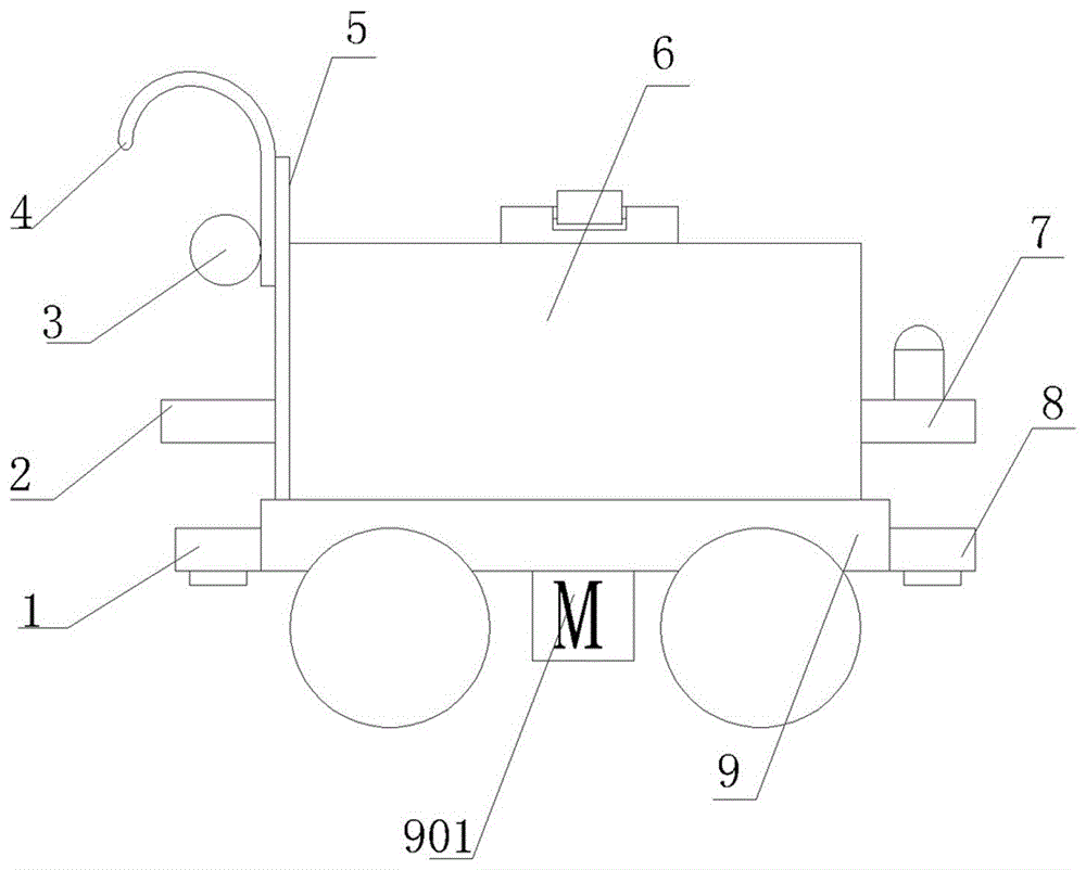 Cleaning device for school sanitation