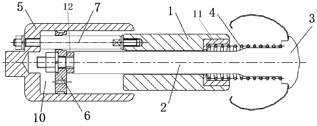 Contact collision buffer device and sulfur hexafluoride breaker using the same