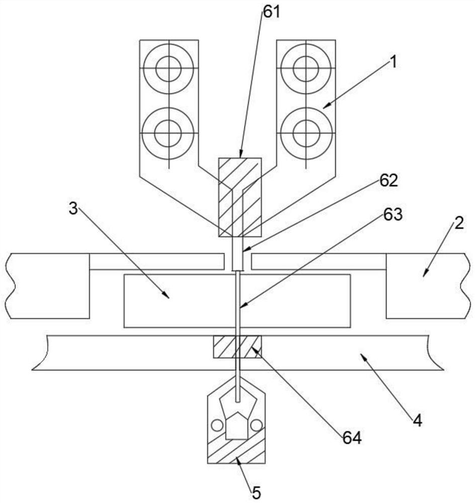 An optimized structure of a small aluminum electrolytic capacitor stack machine