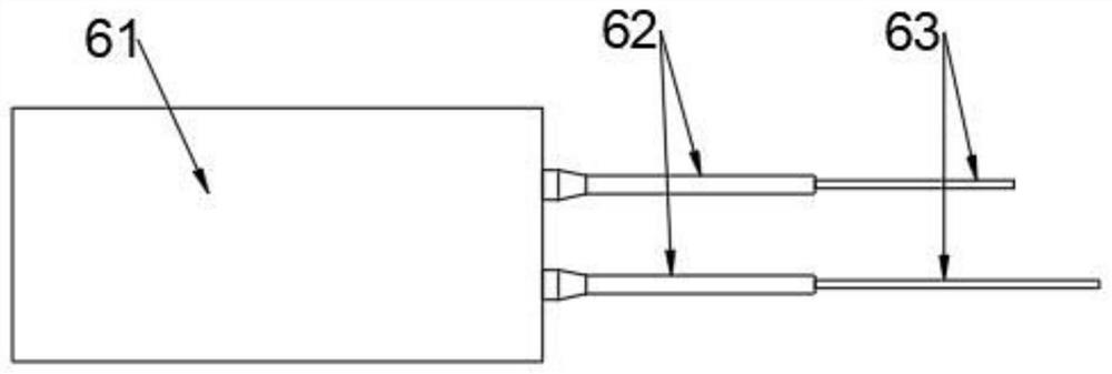 An optimized structure of a small aluminum electrolytic capacitor stack machine