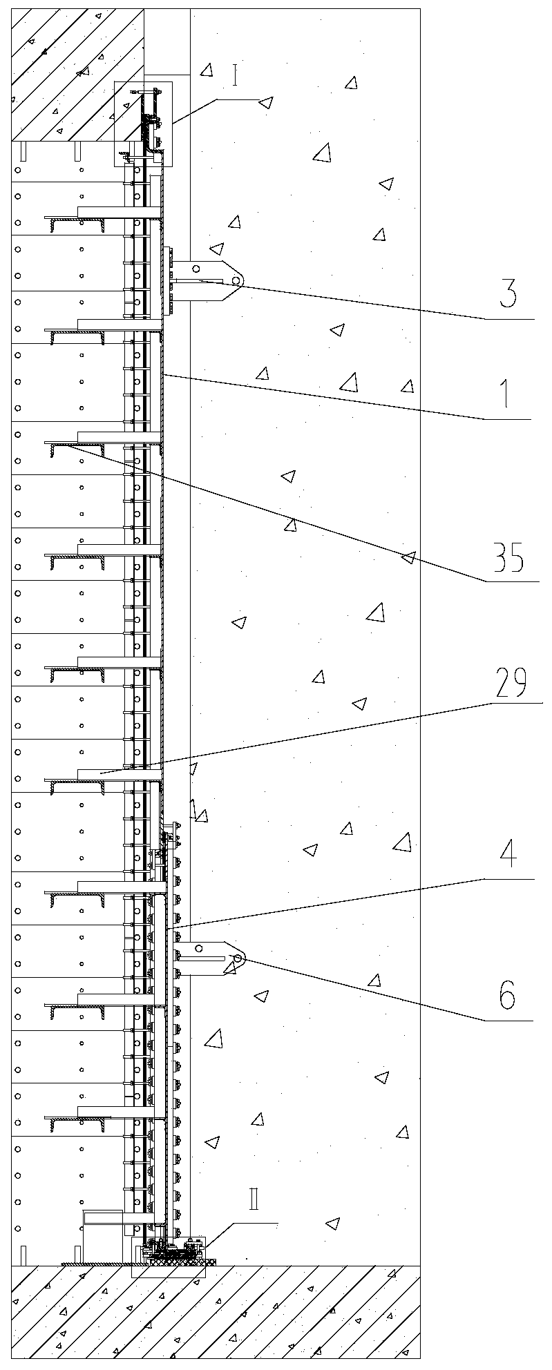 Hole sealing door device and transportation method