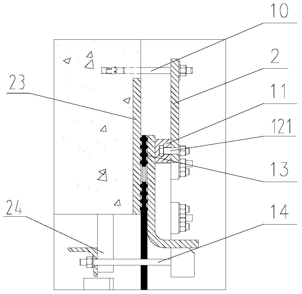 Hole sealing door device and transportation method