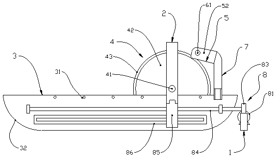 Iron filings magnetic separation device