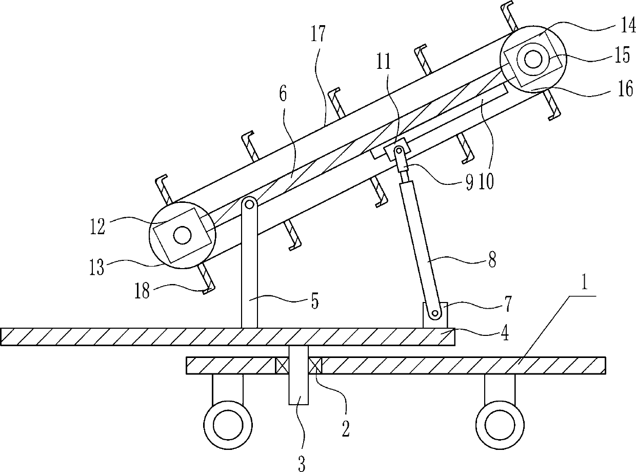 Brick conveying equipment for construction