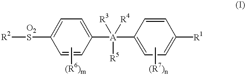 Sulfonylbenzene compounds as anti-inflammatory/analgesic agents