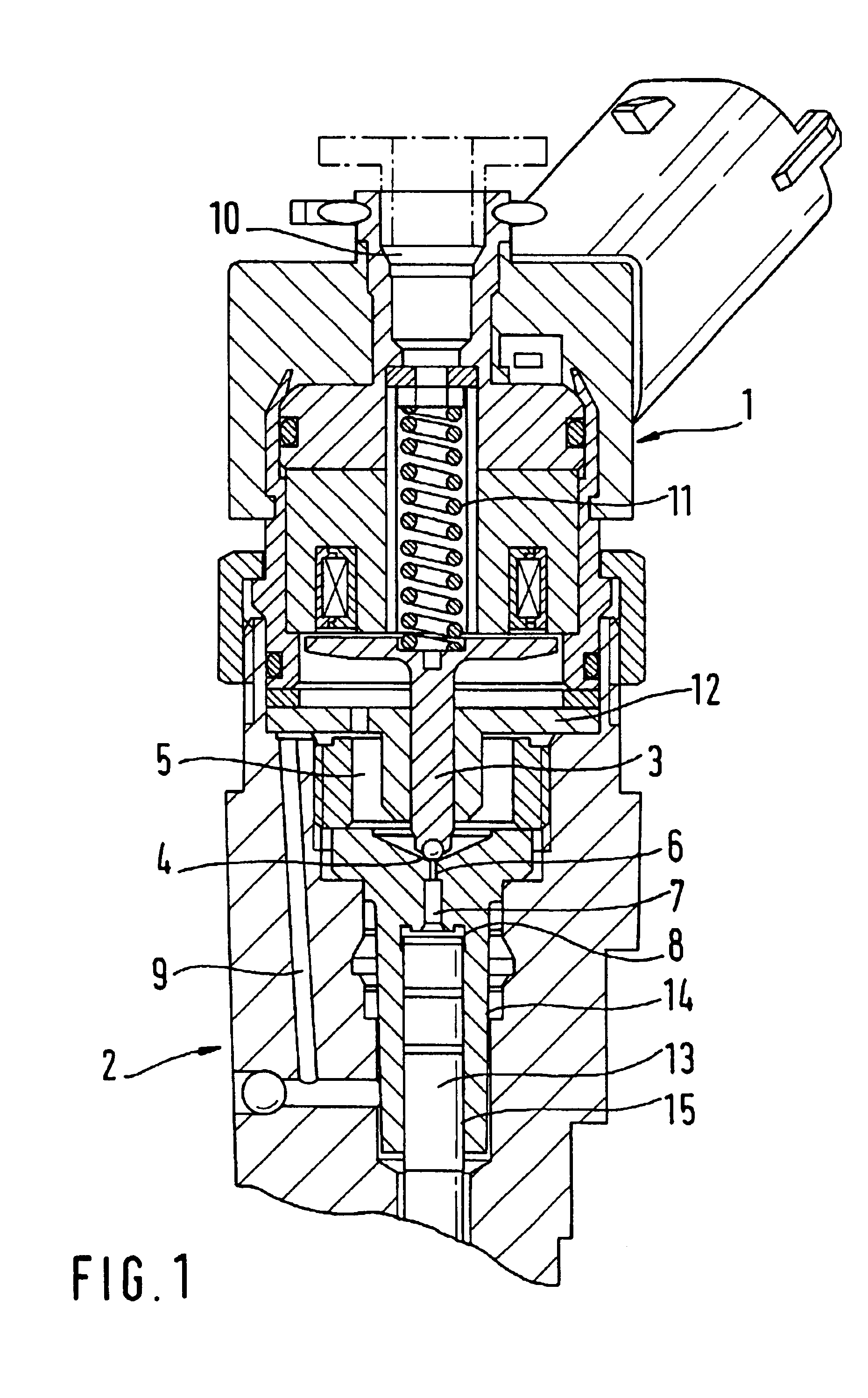 Injector with a magnet valve for controlling an injection valve