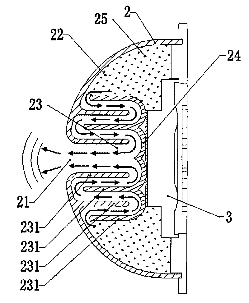 Headset with function of loudspeaker box