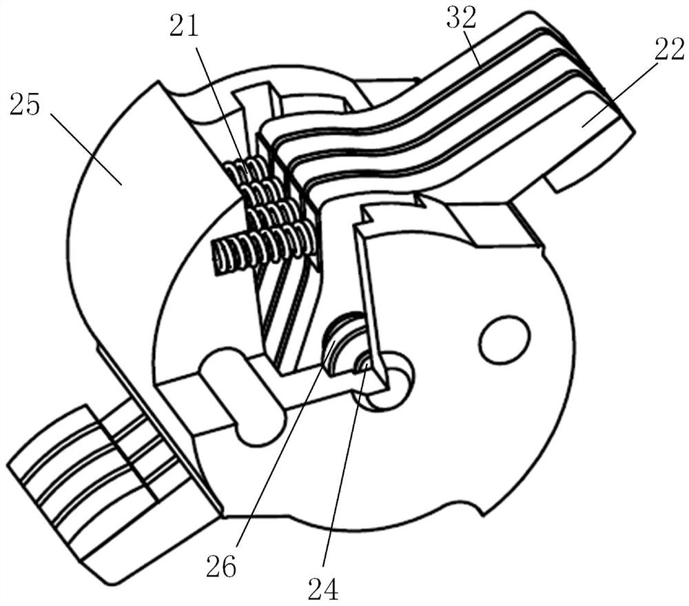 A molded case circuit breaker multi-touch finger moving contact and contact system