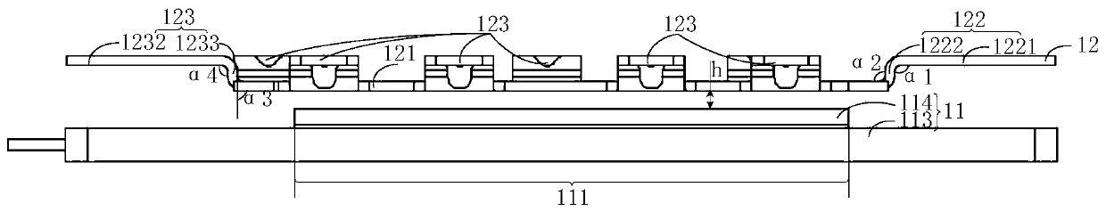 Shielding structure and terminal