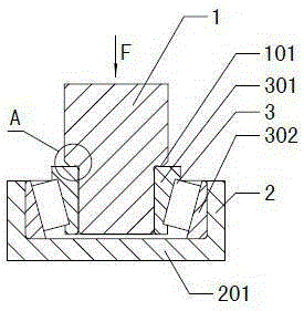 Taper bearing installation method using taper bearing test tool