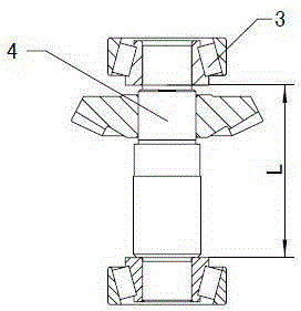 Taper bearing installation method using taper bearing test tool