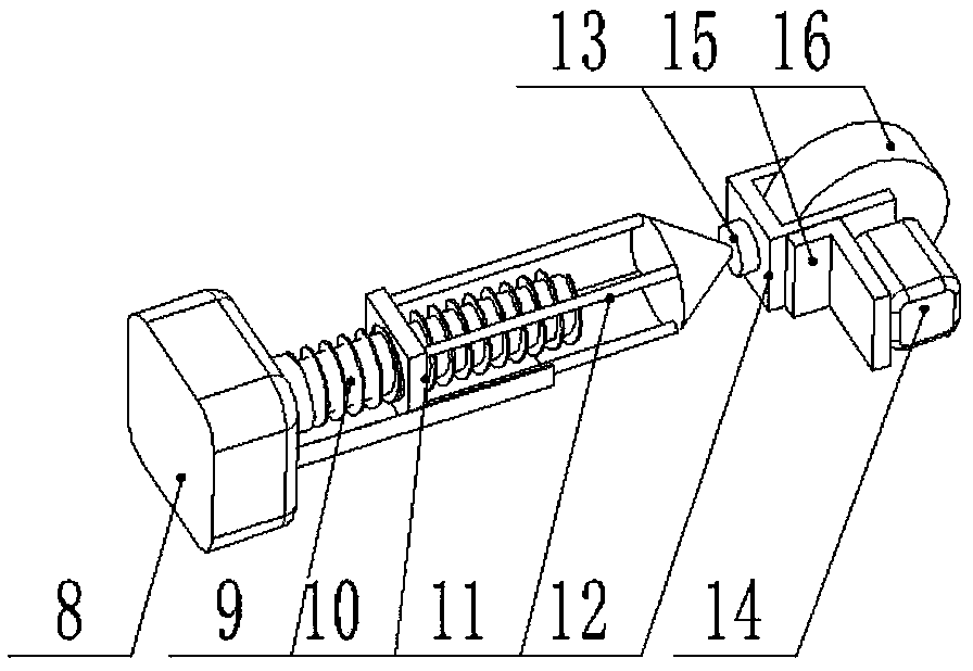 A telephone pole bird nest removing device