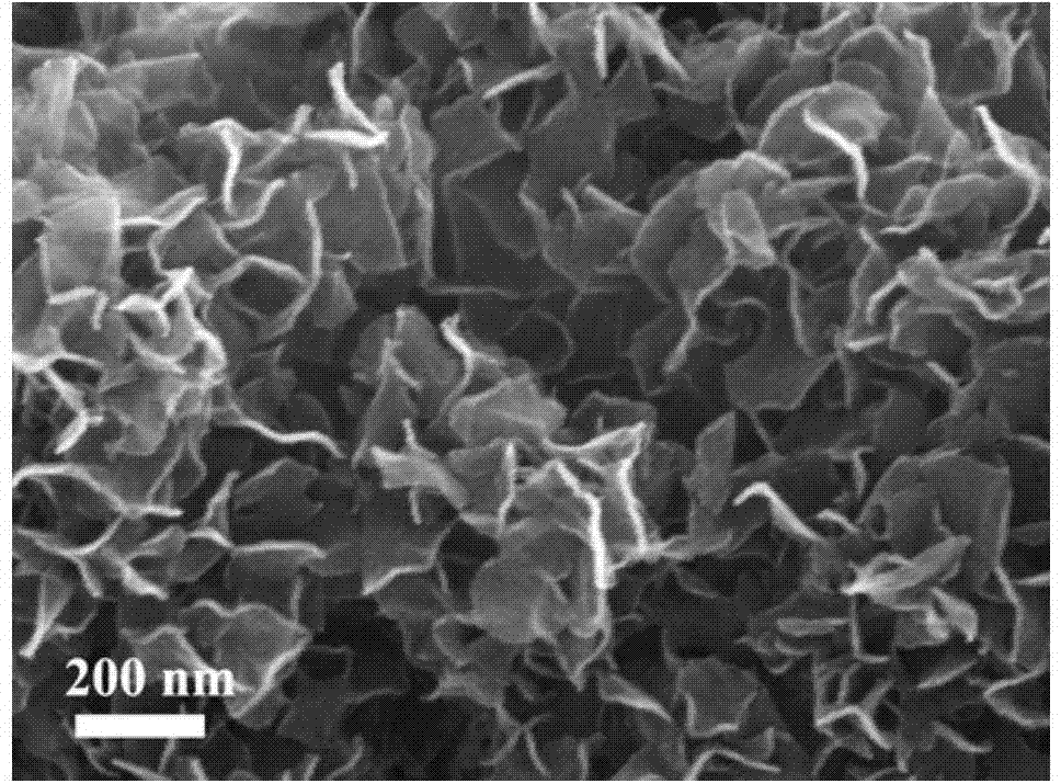 Three-dimensional structure sulfur-nitrogen codope hierarchical pore graphene and preparation method thereof