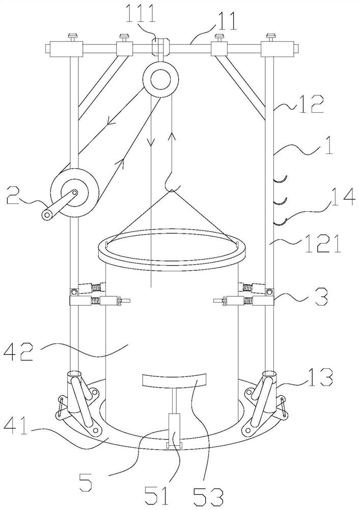 Tap changer hoisting maintenance tool