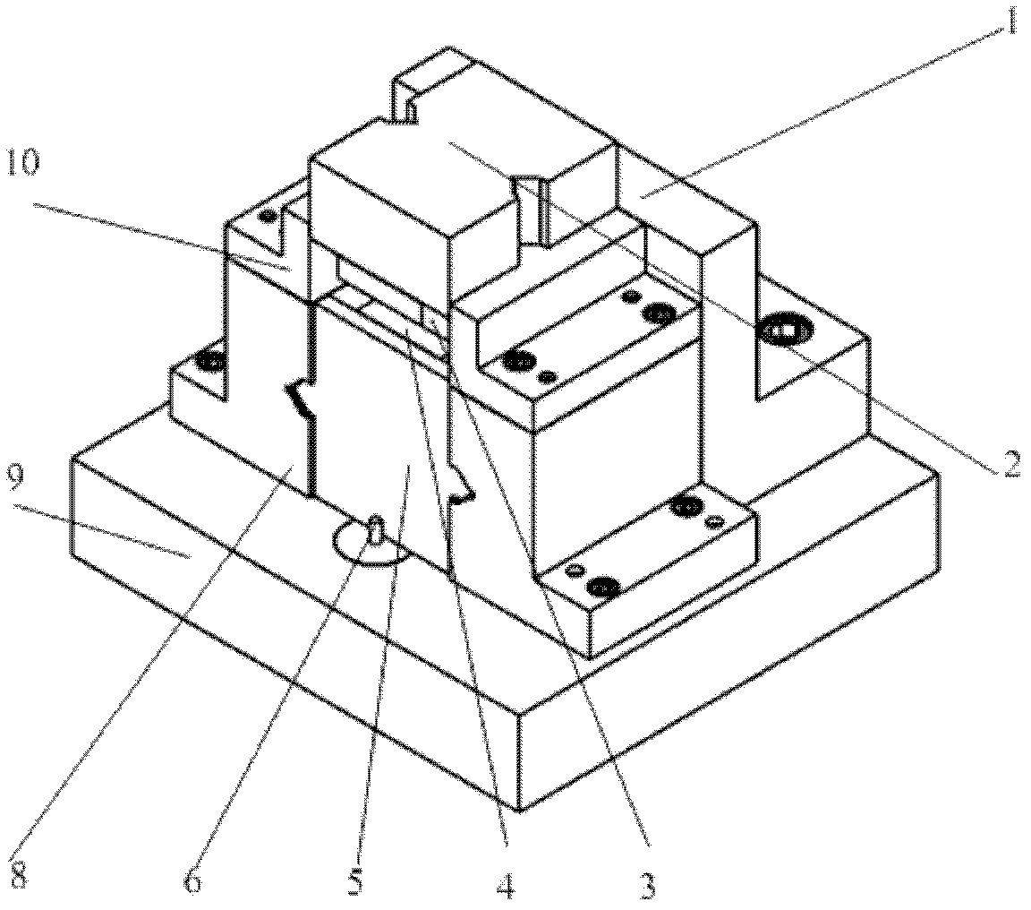 Shearing strength test device of sheet metal convex platforms