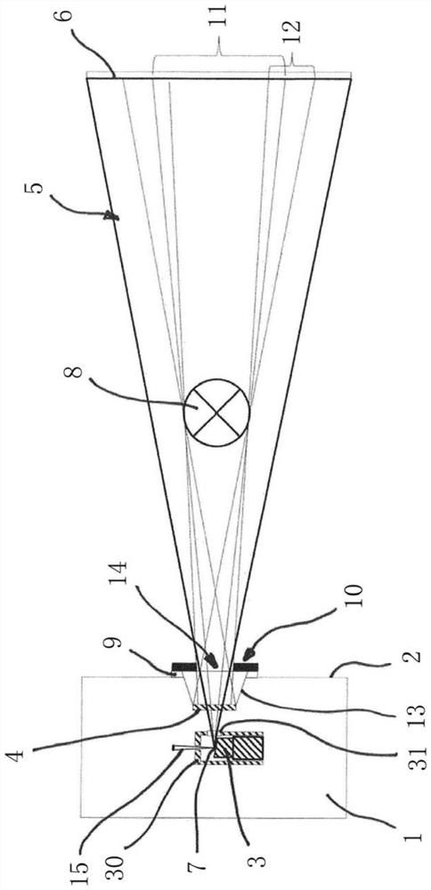 X-ray tube having collimator, collimator apparatus for closed x-ray tube and use of such a collimator apparatus