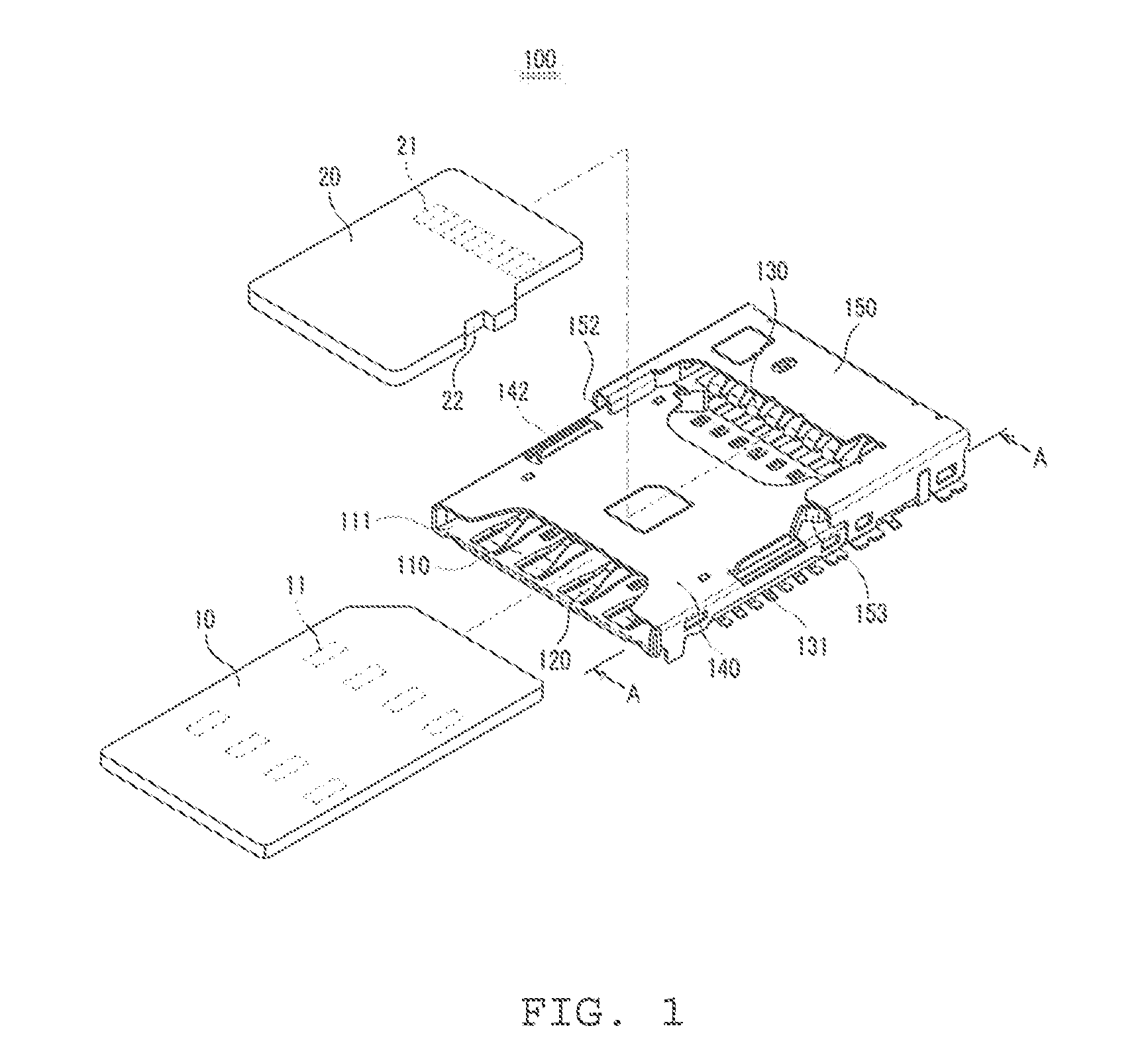 Dual memory card socket